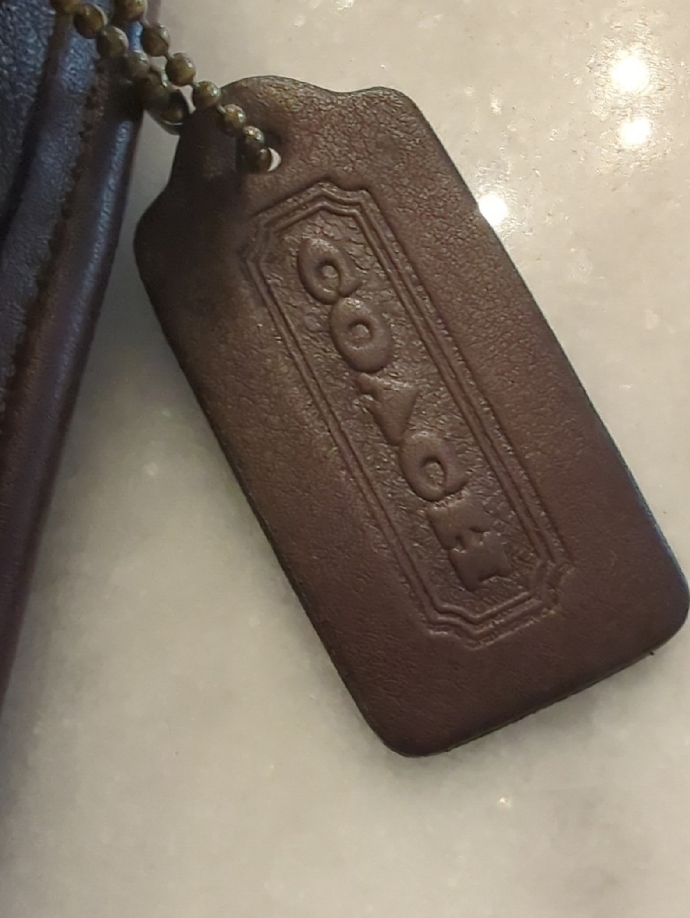 Vintage COACH 9017 brown Abbie Small Crossbody Bag With COACH Tag Attached - Picture 7 of 12